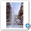 Montpellier - Rue Foch mit Triumphbogen