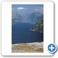 Prekestolen - Blick &uuml;ber den Lysefjord