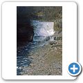 gefrorener Wasserfall