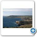 Steilk&uuml;ste im Westen der Insel