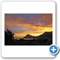 Hout Bay - Der Berg "Sentinel" bei Sonnenuntergang