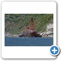Hout Bay - Bootsfahrt zur Seel&ouml;wenkolonie von "Duiker Island" - Schiffswrack