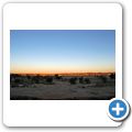 Kgalagadi Tranfrontier Park - aufgehender Erdschatten