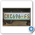 Autokennzeichen "Free State" (mit Gepard)