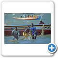 Fischerdorf Tanji - Fischmarkt am Strand