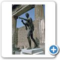 Die Ausgrabungen vom Pompeji - Merkur-Statue