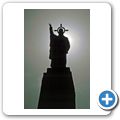 San Sebastian - Statue "Corazon de Jes&uacute;s"
