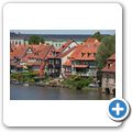 Bamberg - Blick von der Rathausbr&uuml;cke