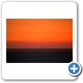 Sonnenuntergang - Der Schatten des ca. 100km entfernten "Sta. Ana Mountain" auf der venezoelanischen Halbinsel "Paraguana"