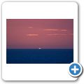 Sonnenuntergang mit Green Flash