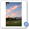 Franschhoek - "Franschhoek Cottages" - Sonnenuntergang