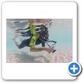 Der Fotograf beim Schnorcheln