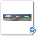 Strandspaziergang - Wasserbungalows