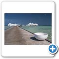 Strandspaziergang - Wasserbungalows