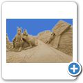 Sandskulpturen Festival 2016 - Reise rund um die Welt - Australien - "Reise durchs Outback"