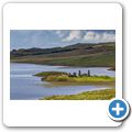 Loch Finlaggan + Finlaggan Castle