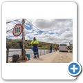 Malgas - handbetriebene Ponton-F&auml;hre